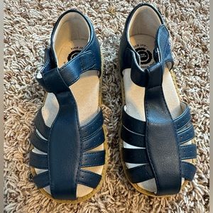 Livie & Luca Navy Paz Sandals (Child 13)